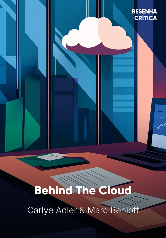 Portada del libro Behind The Cloud, de Carlye Adler & Marc Benioff — resumen crítico y reseña en 12min