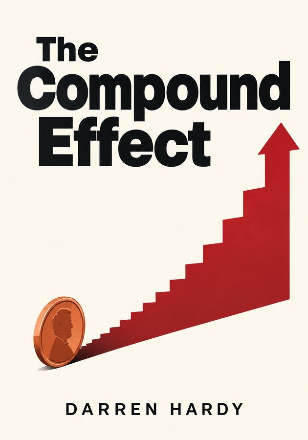 Book cover of The Compound Effect by Darren Hardy — critical summary review on 12min