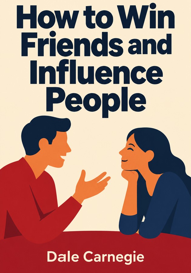Book cover of How to Win Friends and Influence People by Dale Carnegie — critical summary review on 12min