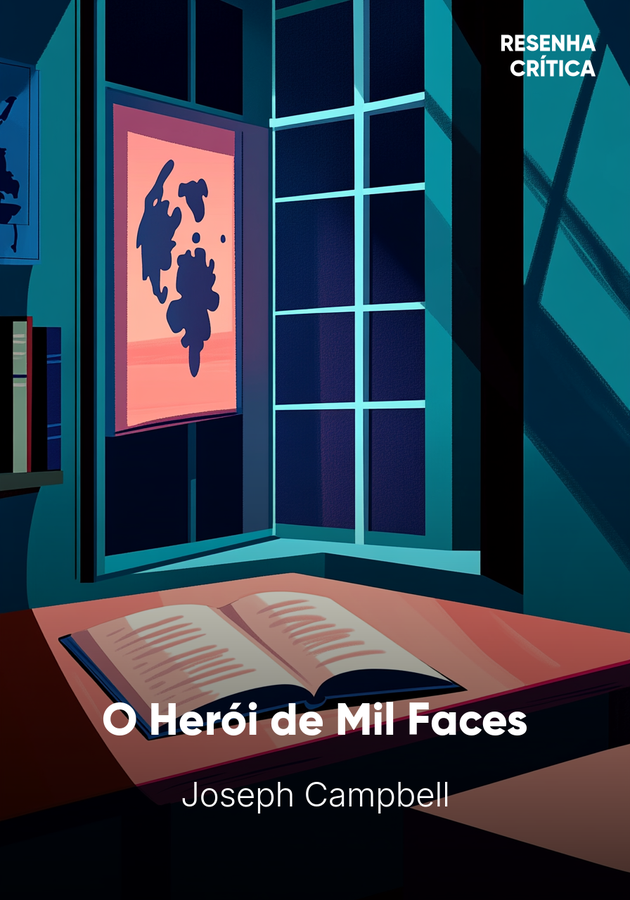 Capa do livro O Herói de Mil Faces, de Joseph Campbell — resumo e resenha crítica no 12min