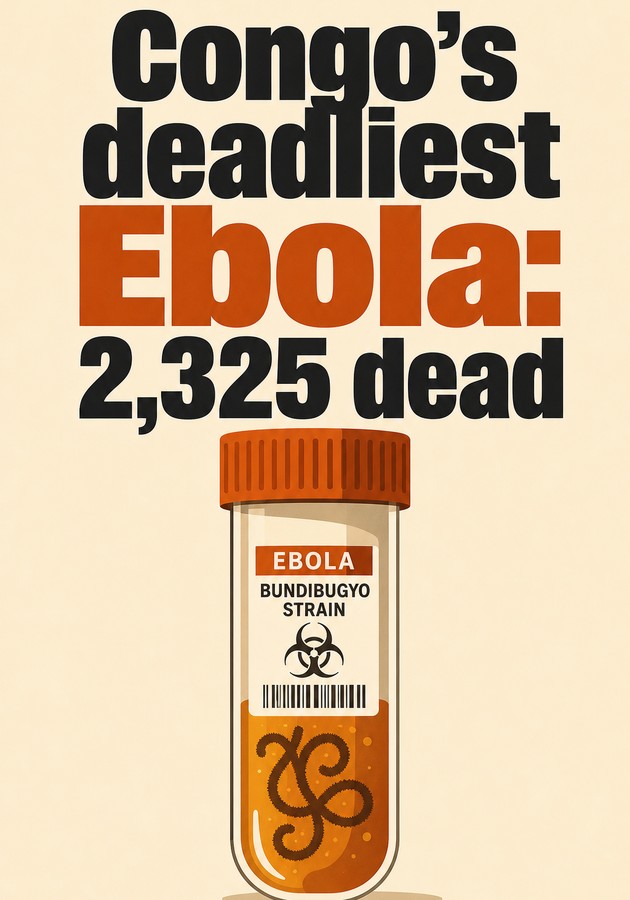 Book cover of Congo's deadliest Ebola: 2,325 dead by 12min Originals — critical summary review on 12min