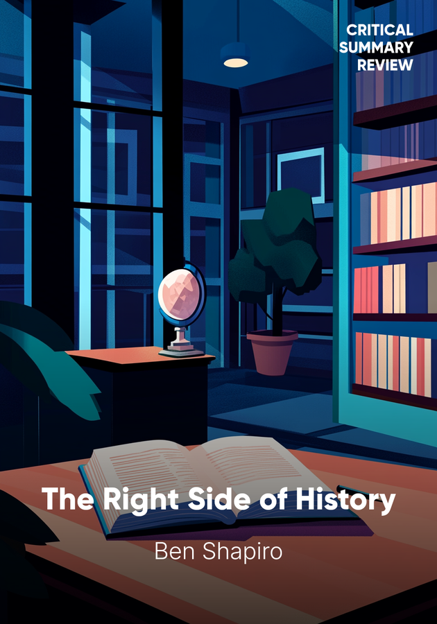 Book cover of The Right Side of History by Ben Shapiro — critical summary review on 12min