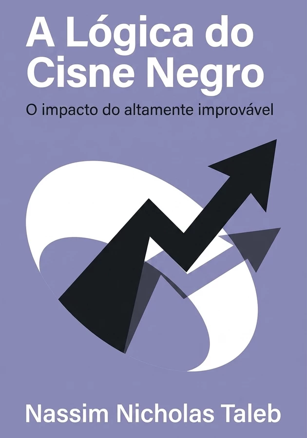 Capa do livro A Lógica do Cisne Negro, de Nassim Nicholas Taleb — resumo e resenha crítica no 12min