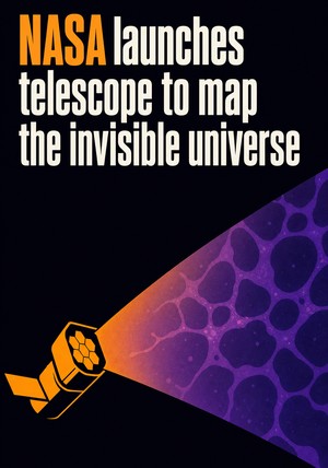 Book cover of NASA launches telescope to map the invisible universe by 12min Originals — critical summary review on 12min