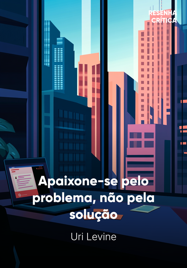 Capa do livro Apaixone-se pelo problema, não pela solução, de Uri Levine — resumo e resenha crítica no 12min