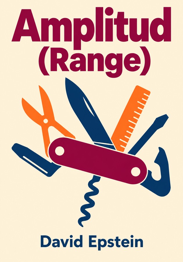 Portada del libro Amplitud (Range), de David Epstein — resumen crítico y reseña en 12min