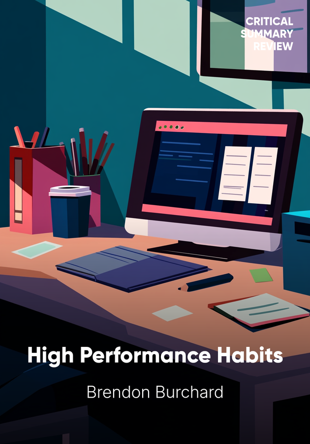Book cover of High Performance Habits by Brendon Burchard — critical summary review on 12min