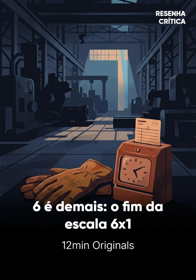 Capa do livro 6 é demais: o fim da escala 6x1, de 12min Originals — resumo e resenha crítica no 12min