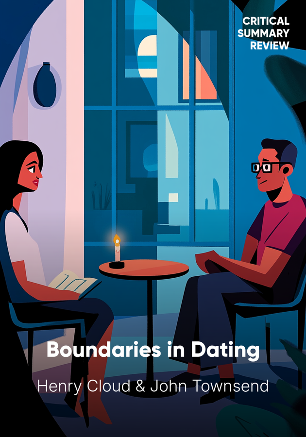 Book cover of Boundaries in Dating by John Townsend & Henry Cloud — critical summary review on 12min