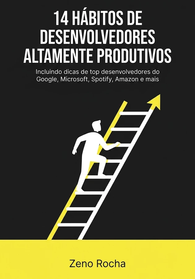 Capa do livro 14 Hábitos de Desenvolvedores Altamente Produtivos , de Zeno Rocha — resumo e resenha crítica no 12min
