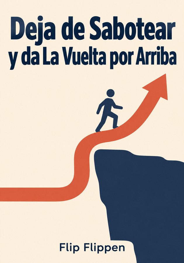 Portada del libro Deja de Sabotear y da La Vuelta por Arriba, de Flip Flippen — resumen crítico y reseña en 12min