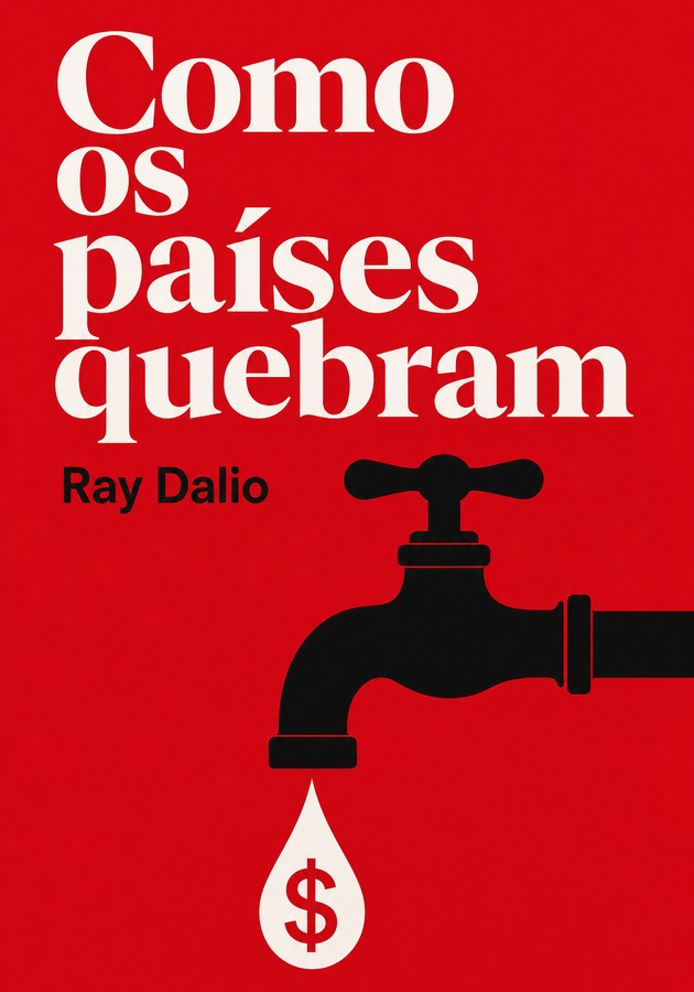 Capa do livro Como os países quebram, de Ray Dalio — resumo e resenha crítica no 12min