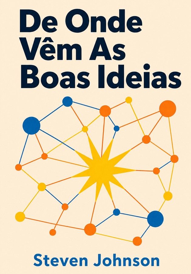 Capa do livro De Onde Vêm As Boas Ideias, de Steven Johnson — resumo e resenha crítica no 12min