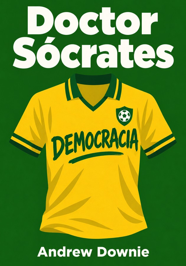 Book cover of Doctor Sócrates by Andrew Downie — critical summary review on 12min