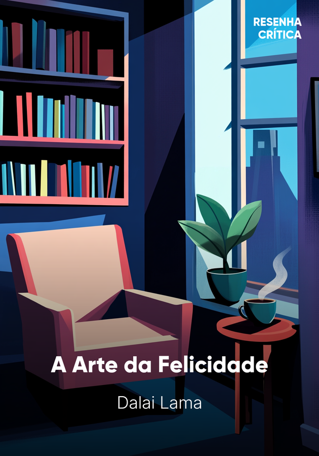 Capa do livro A Arte da Felicidade, de Dalai Lama — resumo e resenha crítica no 12min
