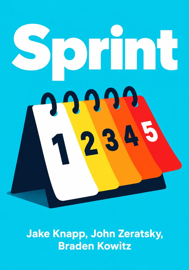 Portada del libro Sprint, de John Zeratsky — resumen crítico y reseña en 12min