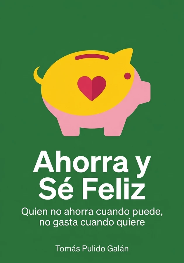 Portada del libro Ahorra y Sé Feliz, de Tomás Pulido Galán — resumen crítico y reseña en 12min