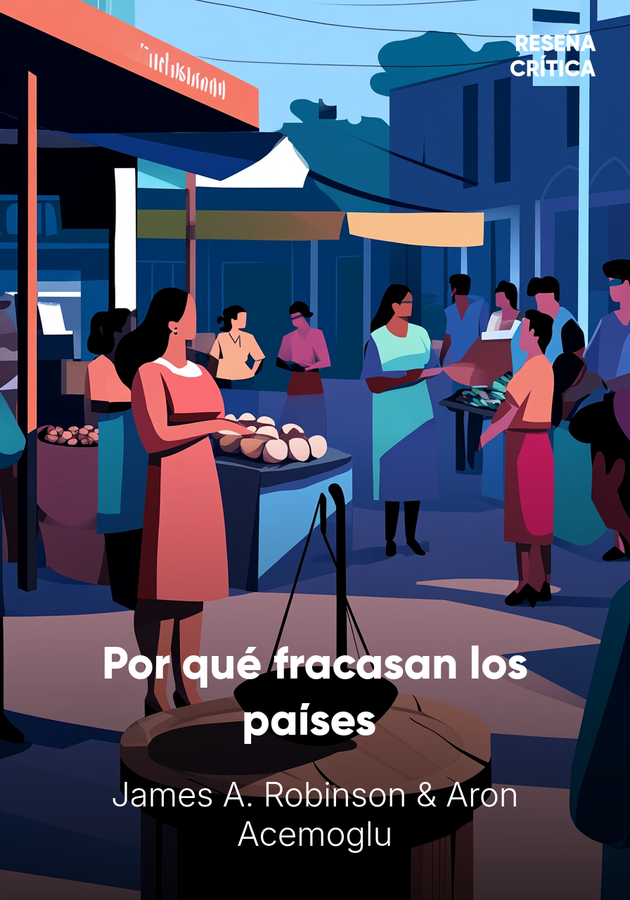 Portada del libro Por qué fracasan los países , de Aron Acemoglu & James A. Robinson — resumen crítico y reseña en 12min