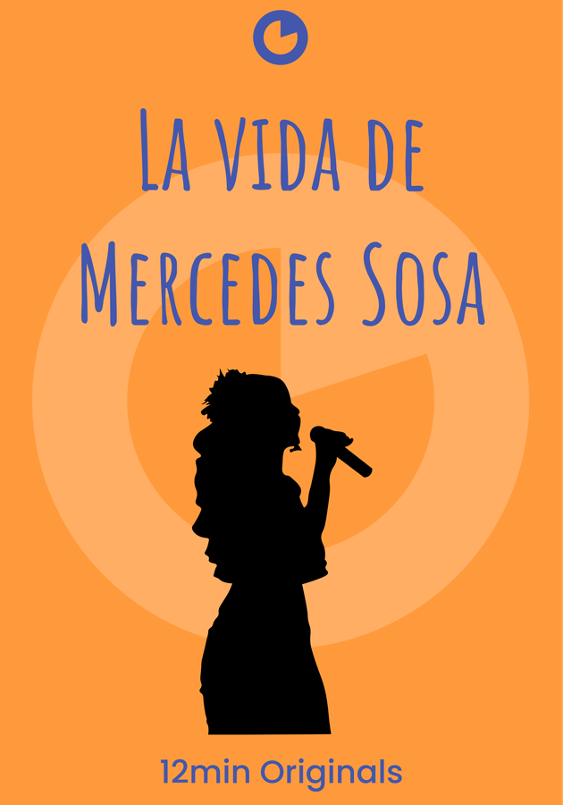 Portada del libro La vida de Mercedes Sosa, de — resumen crítico y reseña en 12min