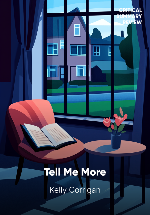 Book cover of Tell Me More by Kelly Corrigan — critical summary review on 12min