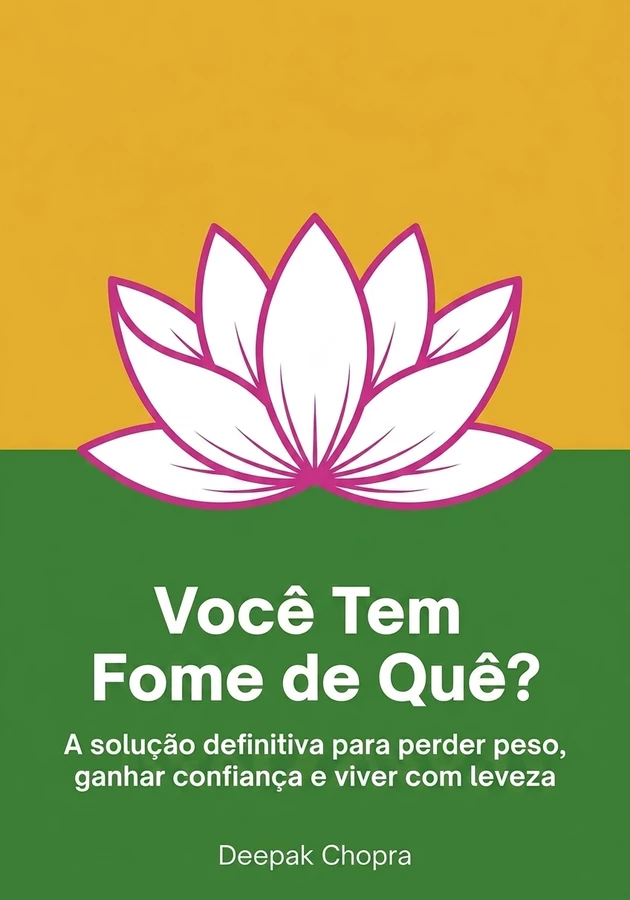 Capa do livro Você Tem Fome de Quê?, de Deepak Chopra — resumo e resenha crítica no 12min