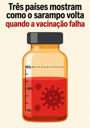 Capa do livro Três países mostram como o sarampo volta quando a vacinação falha, de 12min Originals — resumo e resenha crítica no 12min