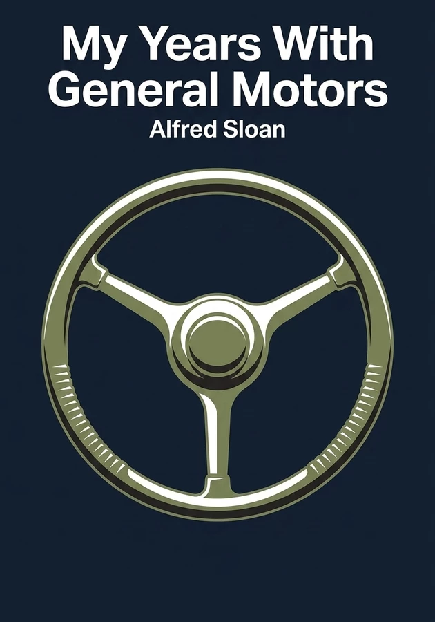 Capa do livro  My Years With General Motors, de Alfred Sloan — resumo e resenha crítica no 12min