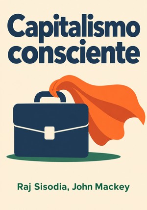 Portada del libro Capitalismo consciente, de Raj Sisodia & John Mackey — resumen crítico y reseña en 12min
