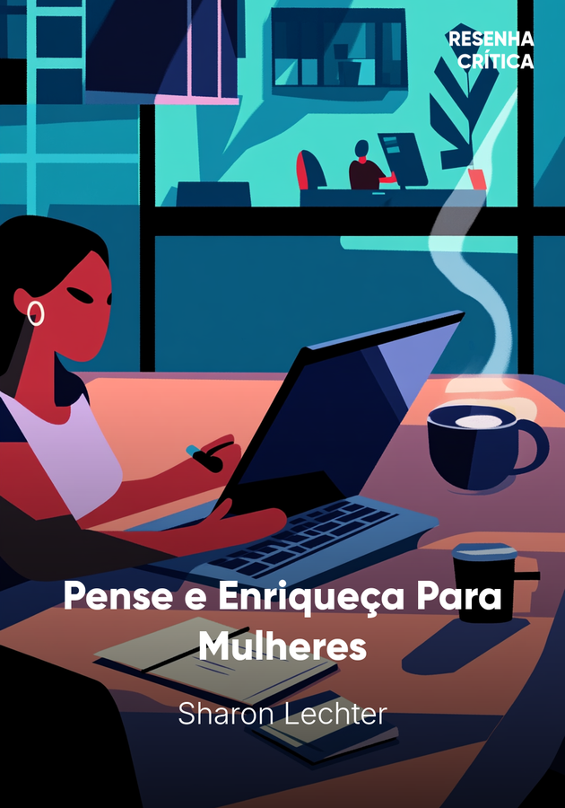 Capa do livro Pense e Enriqueça Para Mulheres, de Sharon Lechter — resumo e resenha crítica no 12min