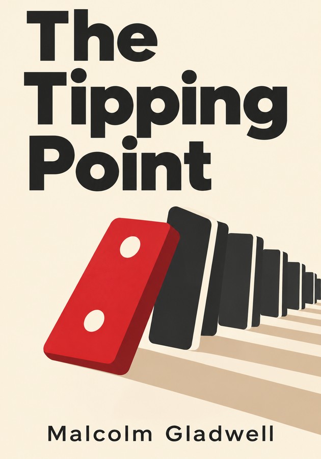 Book cover of The Tipping Point by Malcolm Gladwell — critical summary review on 12min