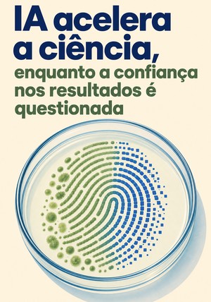 Capa do livro IA acelera a ciência, enquanto a confiança nos resultados é questionada, de 12min Originals — resumo e resenha crítica no 12min