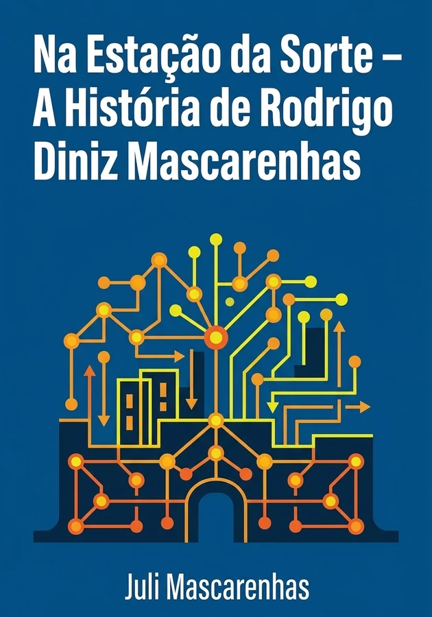 Capa do livro Na Estação da Sorte – A História de Rodrigo Diniz Mascarenhas, de Juli Mascarenhas — resumo e resenha crítica no 12min