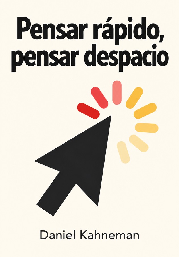 Portada del libro Pensar rápido, pensar despacio, de Daniel Kahneman — resumen crítico y reseña en 12min