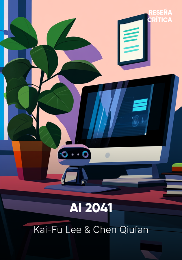 Portada del libro AI 2041, de Kai-Fu Lee & Chen Qiufan — resumen crítico y reseña en 12min