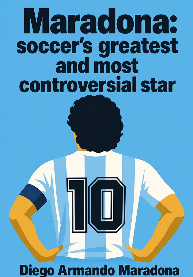 Capa do livro Maradona: soccer's greatest and most controversial star , de Diego Armando Maradona — resumo e resenha crítica no 12min