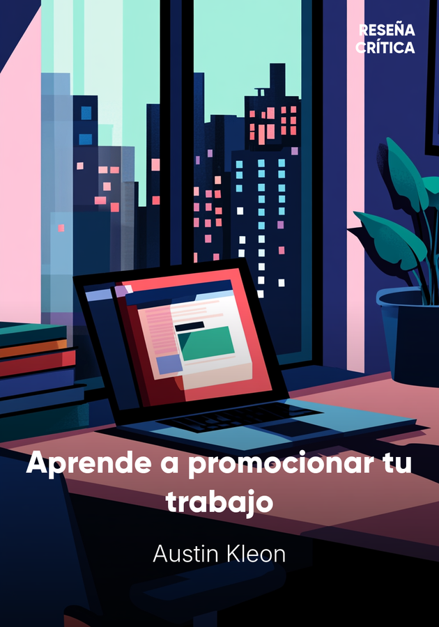Portada del libro Aprende a promocionar tu trabajo, de Austin Kleon — resumen crítico y reseña en 12min