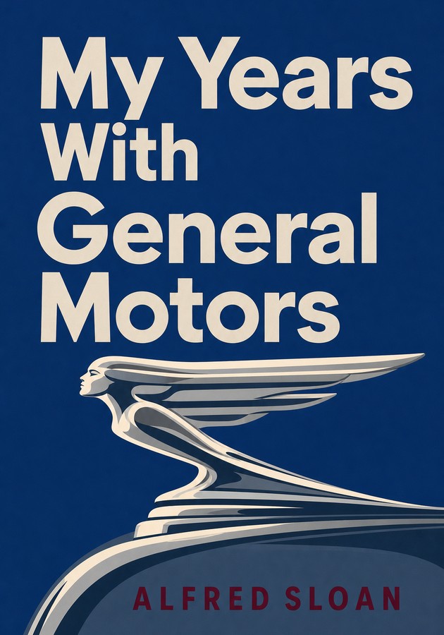 Capa do livro  My Years With General Motors, de Alfred Sloan — resumo e resenha crítica no 12min