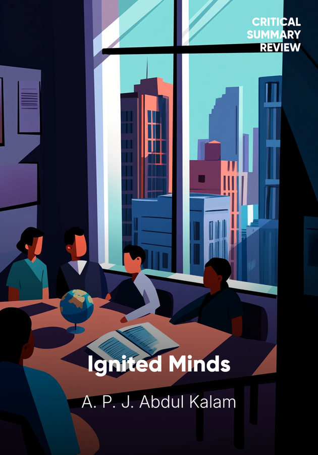 Book cover of Ignited Minds by A. P. J. Abdul Kalam — critical summary review on 12min