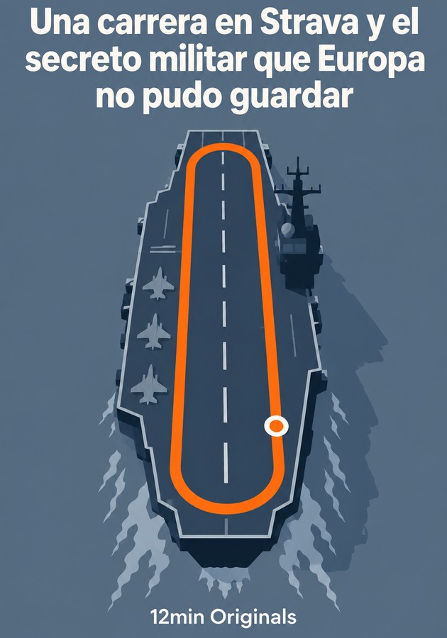 Portada del libro Una carrera en Strava y el secreto militar que Europa no pudo guardar, de 12min Originals — resumen crítico y reseña en 12min