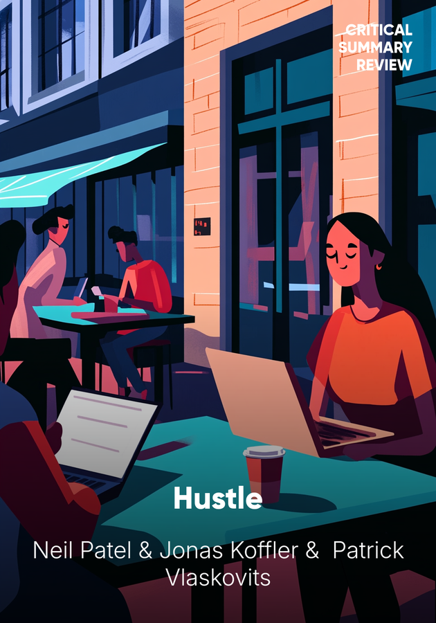 Book cover of Hustle by Jonas Koffler — critical summary review on 12min
