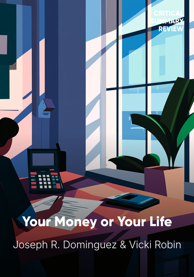 Book cover of Your Money or Your Life by Vicki Robin — critical summary review on 12min