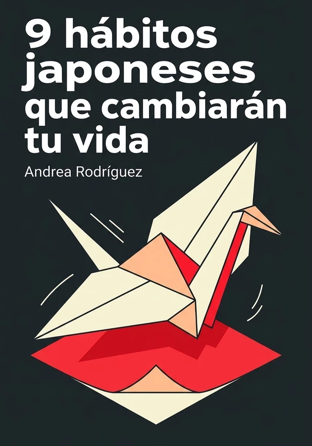 Portada del libro 9 hábitos japoneses que cambiarán tu vida, de  Andrea Rodríguez — resumen crítico y reseña en 12min