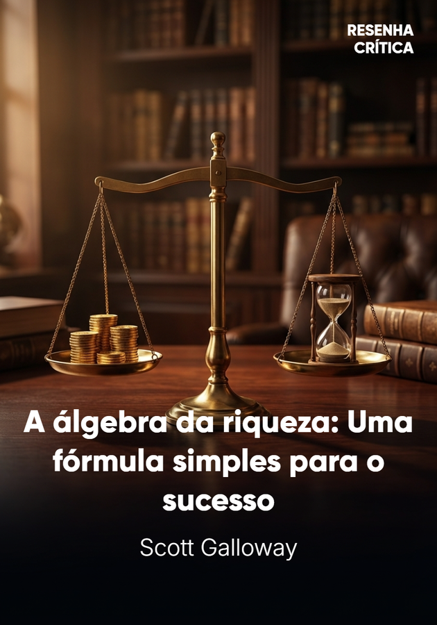 Capa do livro A álgebra da riqueza, de Scott Galloway — resumo e resenha crítica no 12min