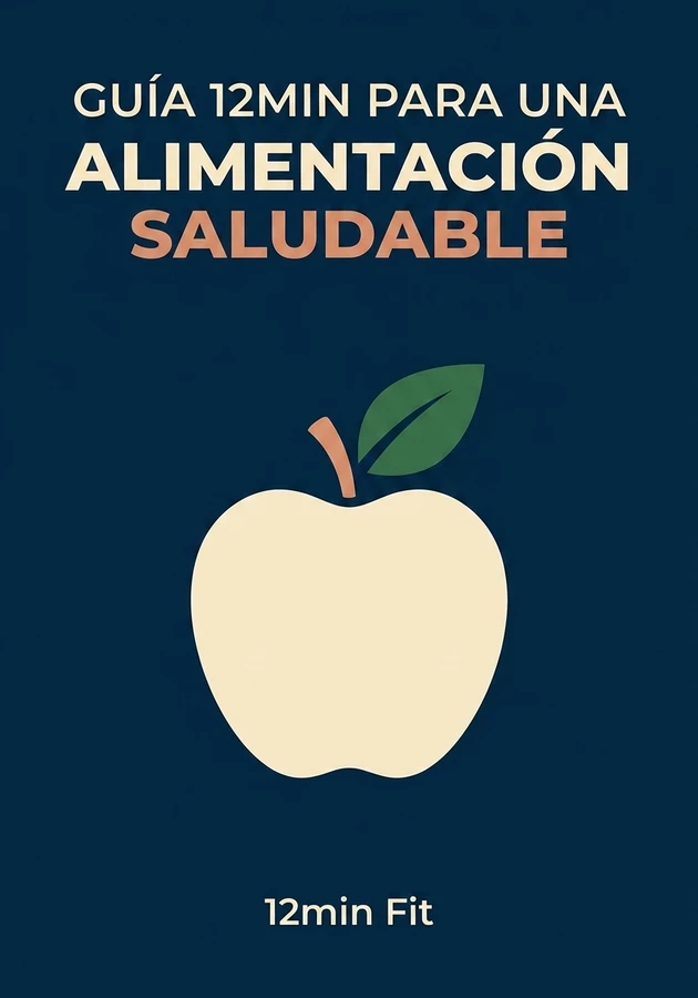 Portada del libro Guía 12min para una alimentación saludable, de 12min Fit — resumen crítico y reseña en 12min