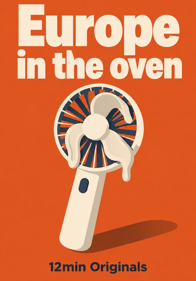 Book cover of Europe in the oven by 12min Originals — critical summary review on 12min