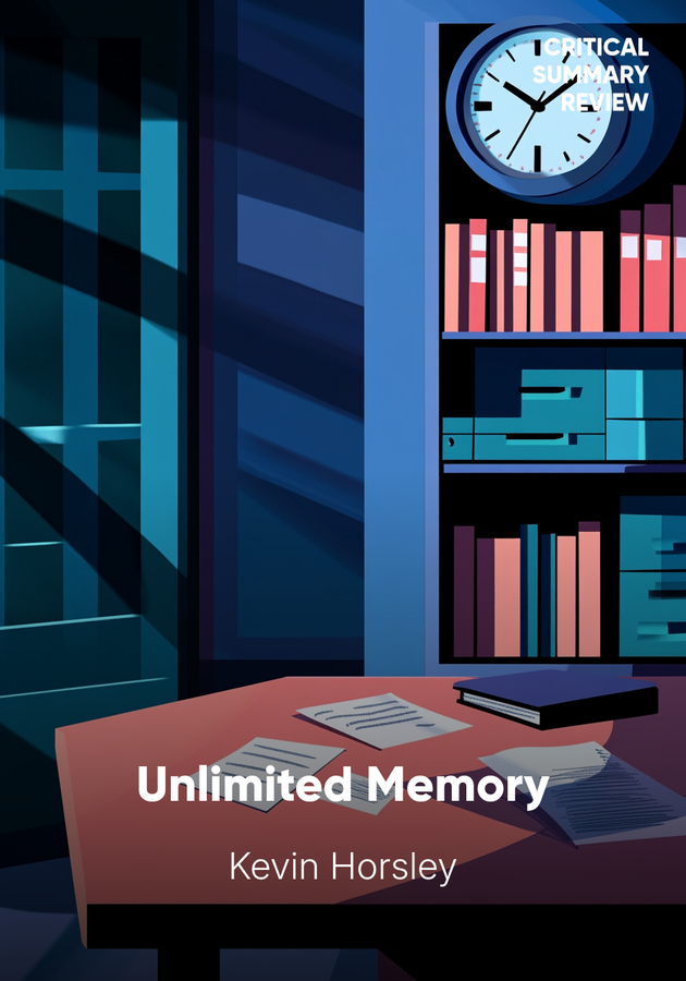 Book cover of Unlimited Memory by Kevin Horsley — critical summary review on 12min
