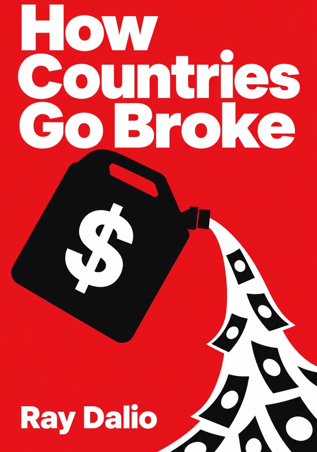 Book cover of How Countries Go Broke by Ray Dalio — critical summary review on 12min