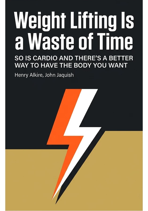 Book cover of Weight Lifting Is a Waste of Time by Henry Alkire — critical summary review on 12min