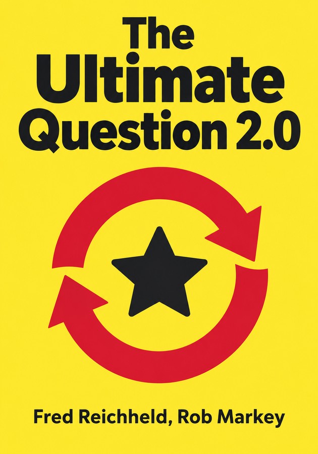Book cover of The Ultimate Question 2.0 by Fred Reichheld — critical summary review on 12min