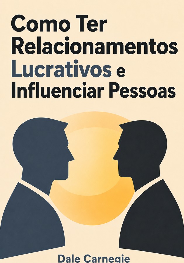 Capa do livro Como Ter Relacionamentos Lucrativos e Influenciar Pessoas, de Dale Carnegie — resumo e resenha crítica no 12min